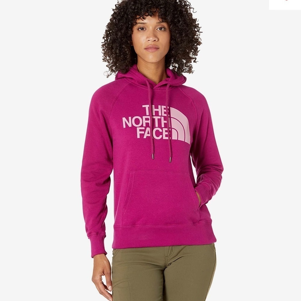 The North Face Pink and Gold Hoodie